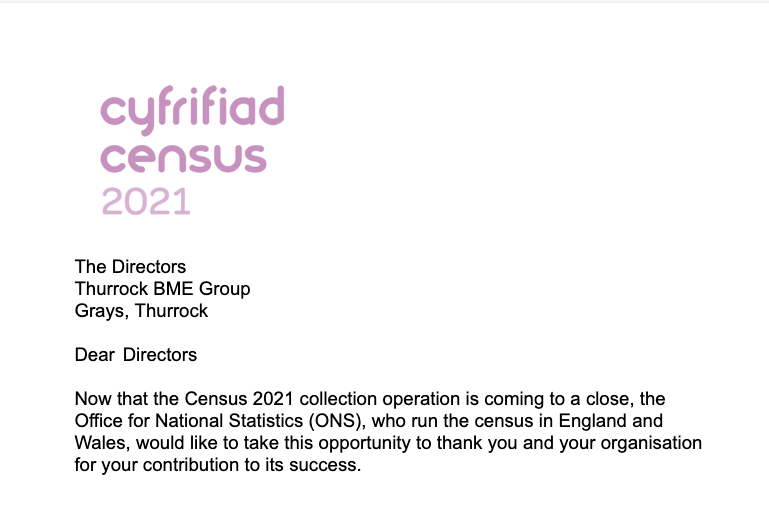 Census Letter
